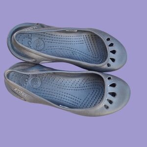 Crocs Kadee Slingback Flats.  Women's Black Slip-On Sz 8